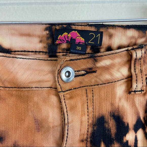 Custom Bleached Jeans Sz 30 - Picture 3 of 7
